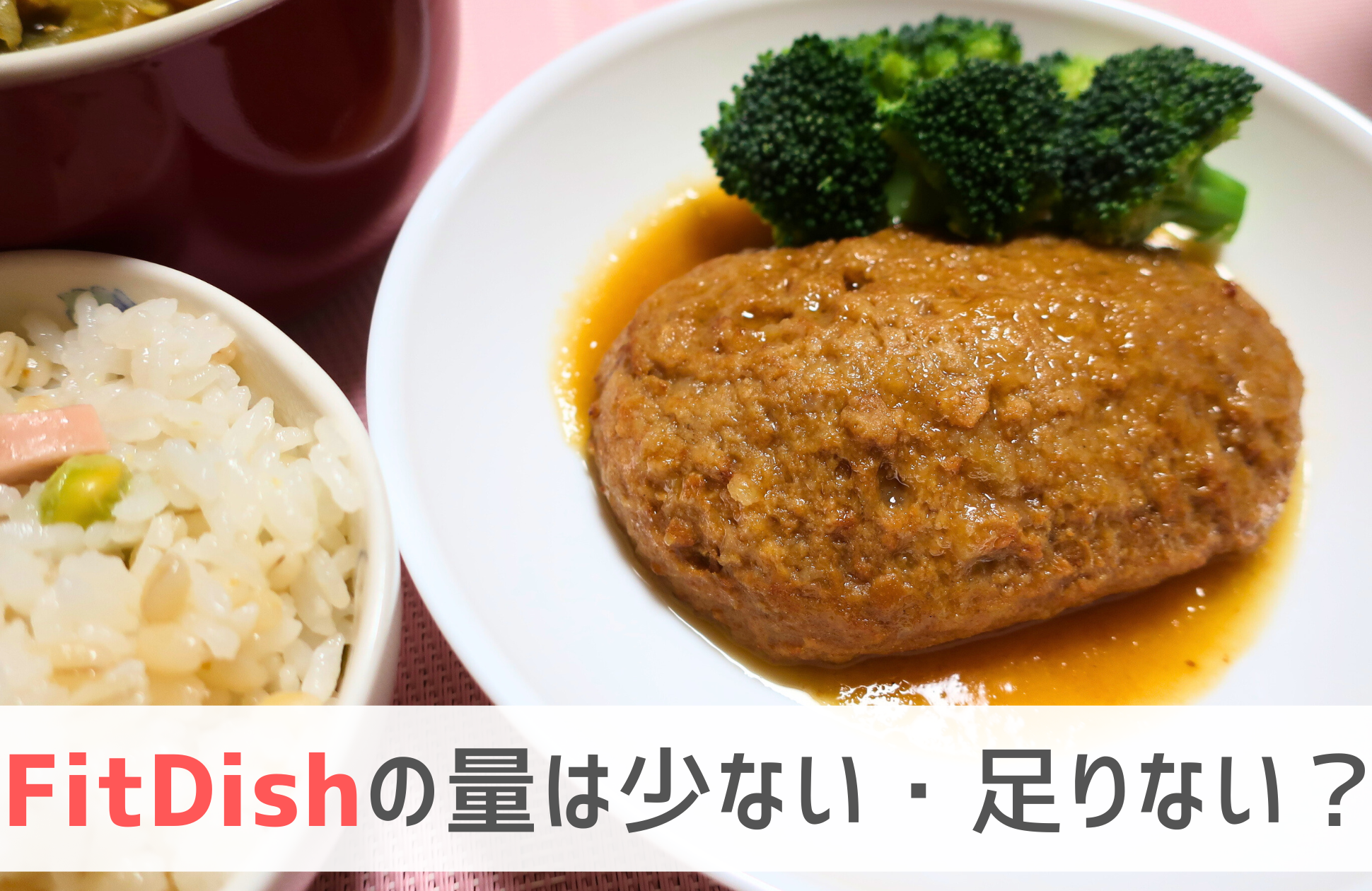 Fitdish(フィットディッシュ)は少ない・足りない？